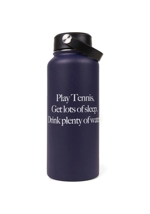 Sporty & Rich logo-print water bottle - Blue