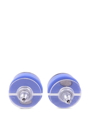 CHANEL Pre-Owned CC faux-pearl earrings - Silver