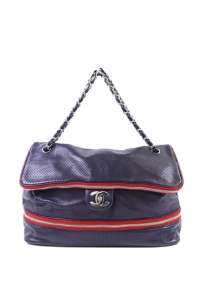 CHANEL Pre-Owned CC turn-lock chain-strap shoulder bag - Blue
