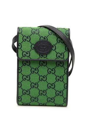Gucci Pre-Owned 2000-2015 GG Canvas Phone Case crossbody bag - Green