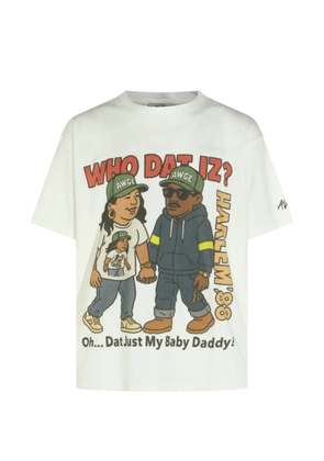 AWGE graphic-print cotton T-shirt - Neutrals