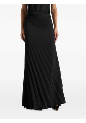 Manière De Voir Fiona fan-pleat maxi skirt - Black