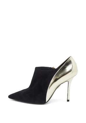 Roger Vivier Vintage leather and suede pointed pumps - Black