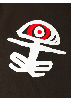 District Vision California logo-print T-shirt - Brown