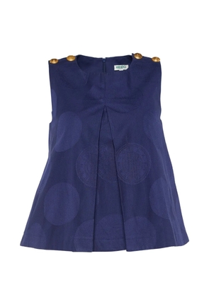 Kenzo Pre-Owned flared sleeveless blouse - Blue
