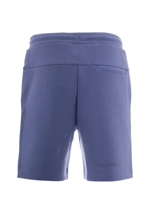 BOSS logo-lettering track shorts - Blue