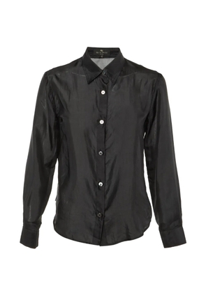 Etro Pre-Owned button-front shirt - Black