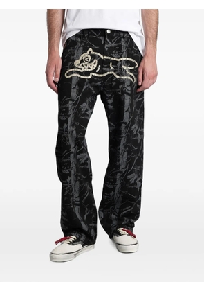 Billionaire Boys Club - Ice Cream Double Scoop printed jeans - Black