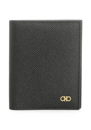 Ferragamo Gancini-detail wallet - Black