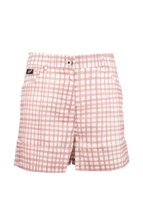 Pence gingham-print shorts - Pink