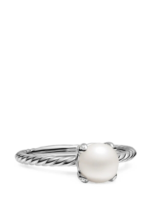 David Yurman Pearl Classics pearl and diamond ring - Silver