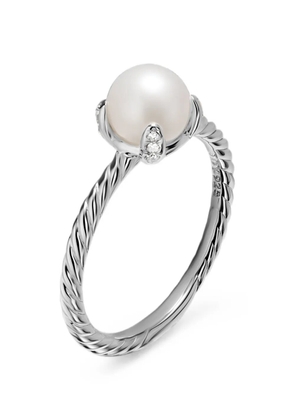David Yurman Pearl Classics pearl and diamond ring - Silver