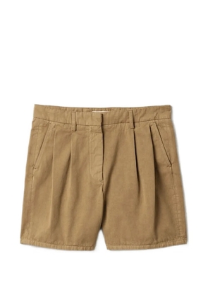 Miu Miu old gabardine bermudas - Brown