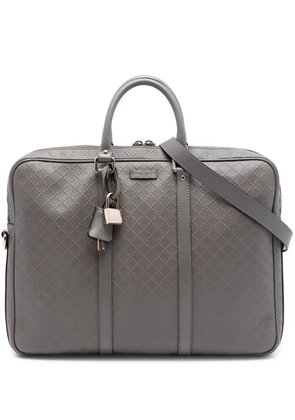 Gucci Pre-Owned 2016-2026 Diamante Calfskin business bag - Grey
