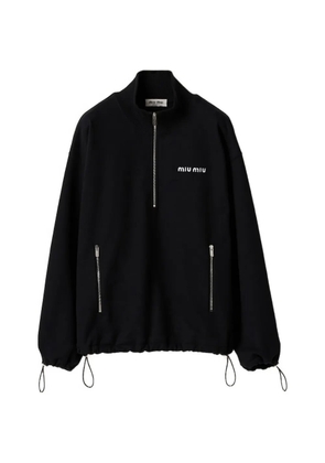 Miu Miu fleece sweatshirt - Black
