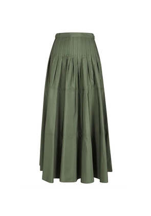 Max Mara A-line maxi skirt - Green