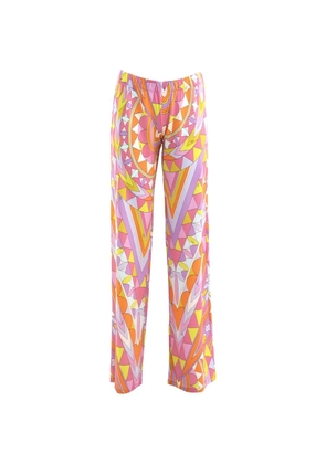 PUCCI geometric-print trousers - Pink