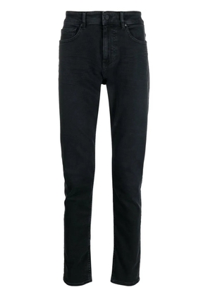 BOSS mid-rise slim-fit jeans - Black