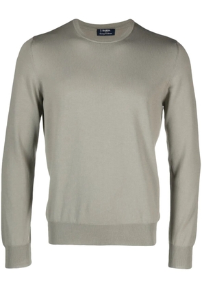 Barba crew-neck coton jumper - Green