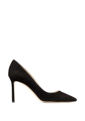 Jimmy Choo pointed-toe suede pumps - Black