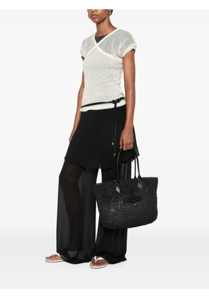 Vivienne Westwood small Alana woven tote bag - Black