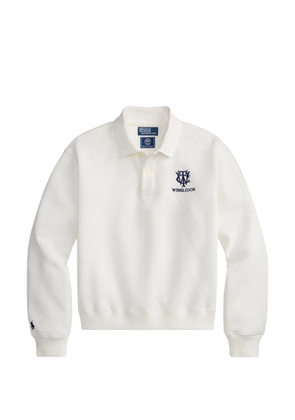 Polo Ralph Lauren Wimbledon embroidered-logo cotton polo shirt - Neutrals