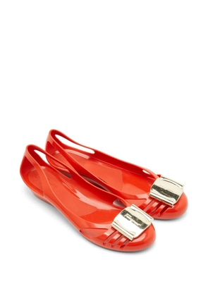 Ferragamo Pre-Owned Bermuda ballet flats - Red