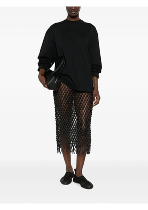 Jil Sander logo-print long-sleeve T-shirt - Black