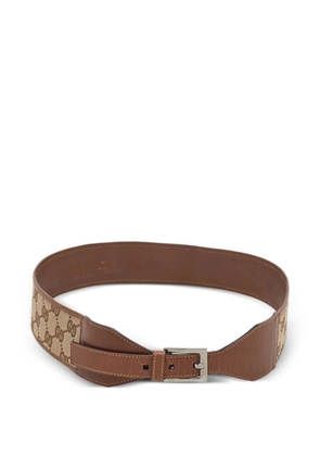 Gucci Pre-Owned monogram-print belt - Brown