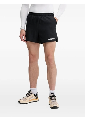 adidas Terrex elasticated track shorts - Black