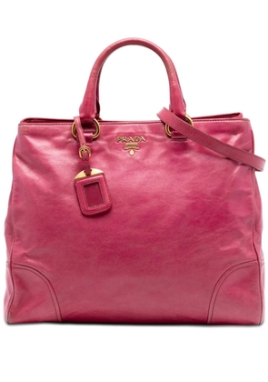 Prada Pre-Owned 2010-2026 Vitello Shine satchel - Pink