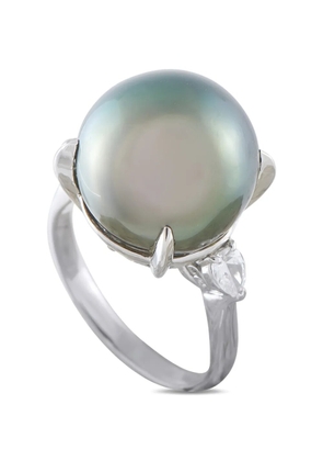 LB Exclusive pearl diamond ring - Silver