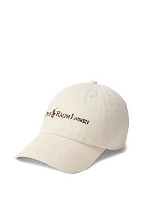 Polo Ralph Lauren Pony-embroidered cotton-twill cap - Neutrals