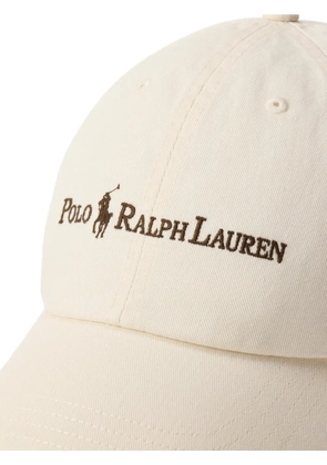 Polo Ralph Lauren Pony-embroidered cotton-twill cap - Neutrals