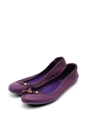 Gucci Pre-Owned tassel-detail ballet flats - Purple