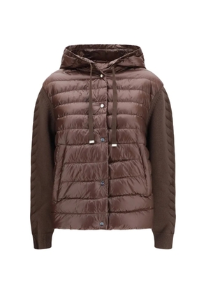 Herno quilted panelled jacket - Brown