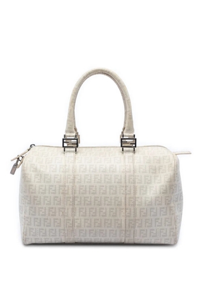Fendi Pre-Owned 2000-2010 Zucchino Spalmati Forever Bauletto boston bag - Neutrals
