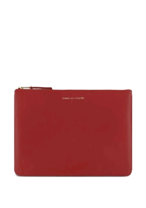 Comme Des Garçons Wallet SA5100 logo-print pouch - Red
