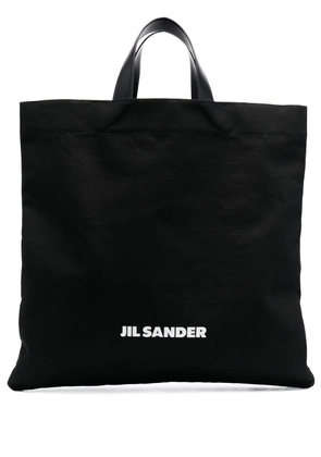 Jil Sander logo-print tote bag - Black