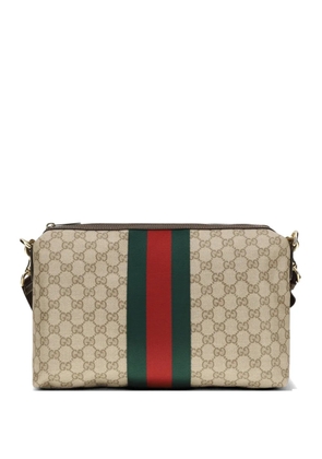 Gucci GG Supreme Web shoulder bag - Neutrals