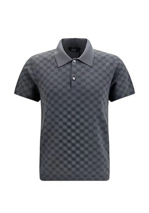 Gucci GG jacquard-knit polo shirt - Grey