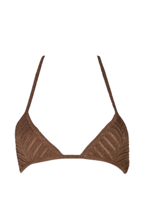 Devon Windsor Lucinda bikini top - Brown
