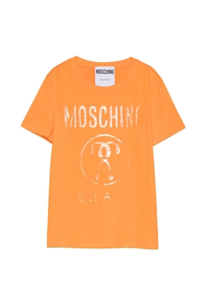 Moschino logo-print short-sleeve T-shirt - Orange