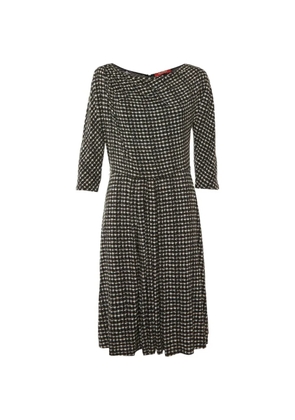 Max Mara printed jersey midi dress - Black