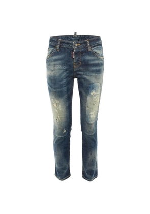 DSQUARED2 distressed slim-fit jeans - Blue