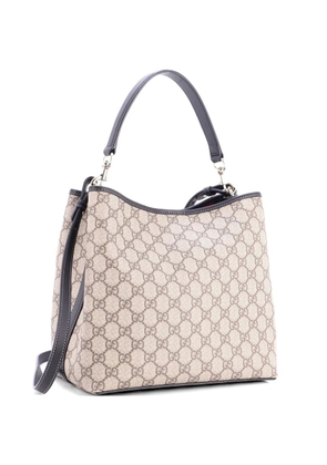 Gucci Pre-Owned GG Emblem GG Coated Canvas Medium bucket bag - Brown
