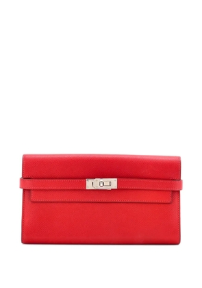 Hermès Pre-Owned Kelly Wallet Epsom Long small wallets - Red