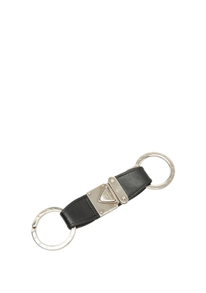 Louis Vuitton Pre-Owned 2000-2020 Leather Valet Ring key chain - Black