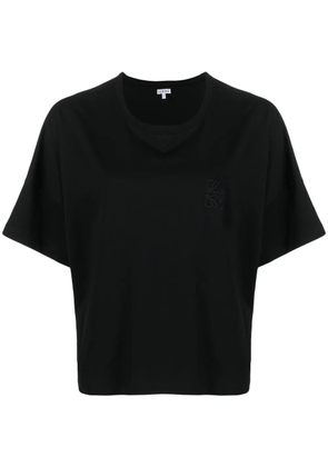 LOEWE Anagram embroidered T-shirt - Black
