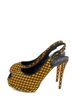 Giuseppe Zanotti Vintage platform peep-toe sandals - Yellow